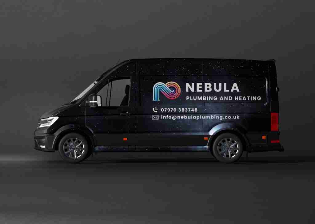 Nebula Plumbing and Heating van